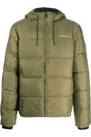 Calvin Klein Gefütterte Jacke mit Reißverschluss