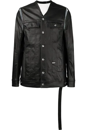 Rick Owens Geknöpfte Lederjacke