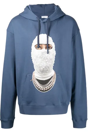 Ih Nom Uh Nit Hoodie mit Gold Face-Print