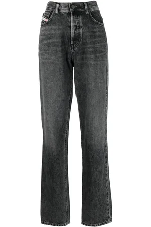 Diesel Gerade Cropped-Jeans