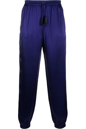 Saint Laurent Tapered-Hose aus Seide