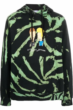 Etudes Hoodie mit Batikmuster