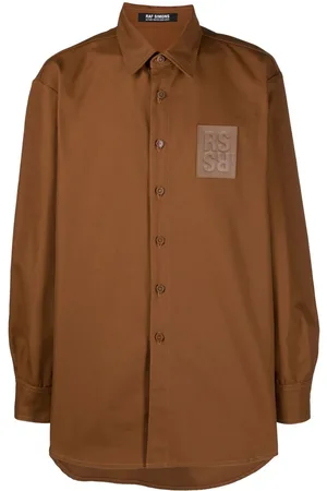 RAF SIMONS Hemd mit Logo-Patch