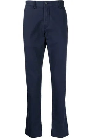 Ralph Lauren Gerade Hose mit Logo-Patch