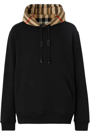 Burberry Hoodie mit karierter Kapuze