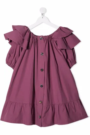 Le pandorine Kleid mit Rüschen