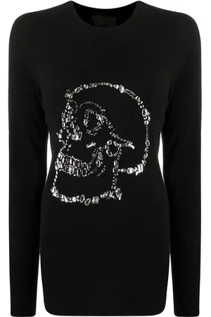 Philipp Plein Pullover mit Totenkopf