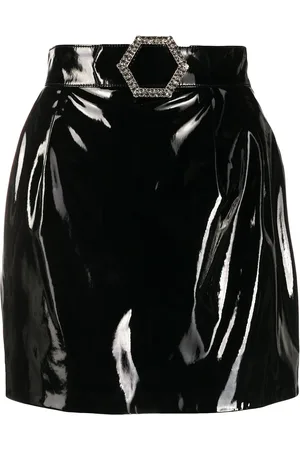 Philipp Plein Minirock aus Lackleder