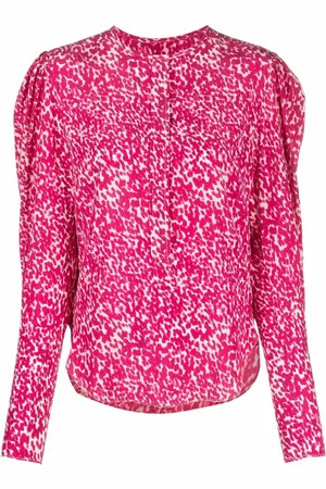 Isabel Marant Seidenbluse mit Blumen-Print