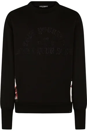 Dolce & Gabbana Sweatshirt mit Kontrasteinsätzen