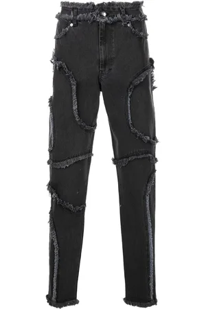 ECKHAUS LATTA Cropped-Jeans mit Nahtdetail