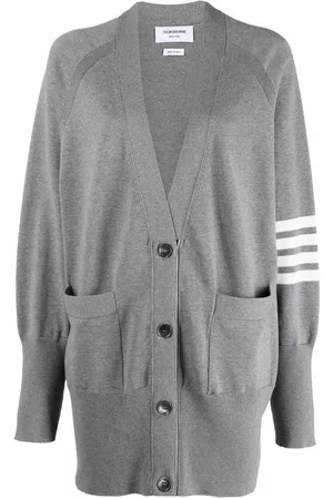 Thom Browne Gestrickter Cardigan mit vier Streifen