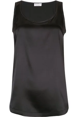 Brunello Cucinelli Top mit U-Ausschnitt