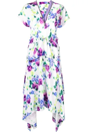 Kenzo Midikleid mit Blumen-Print