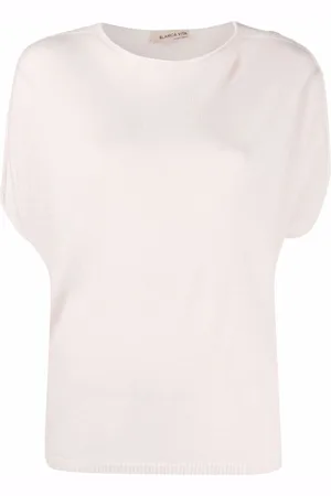 BLANCA Fein gestricktes T-Shirt