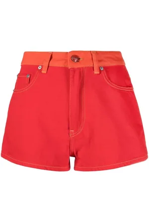 Ganni Shorts mit Kontrastbund
