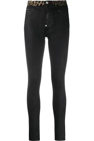Philipp Plein Skinny-Jeans mit Borten