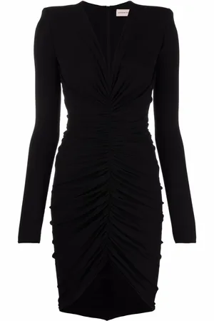 ALEXANDRE VAUTHIER Minkleid mit V-Ausschnitt