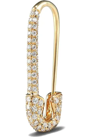 Anita 18kt Gelbgoldohrring im Sicherheitsnadel-Design