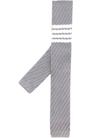 Thom Browne Seidenkrawatte mit Streifen