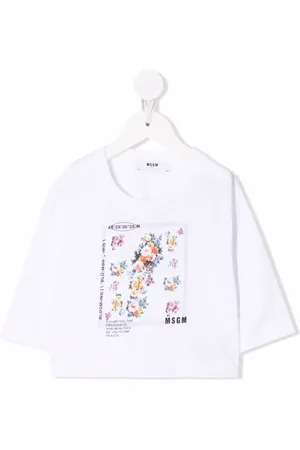 Msgm T-Shirt mit Blumen-Print