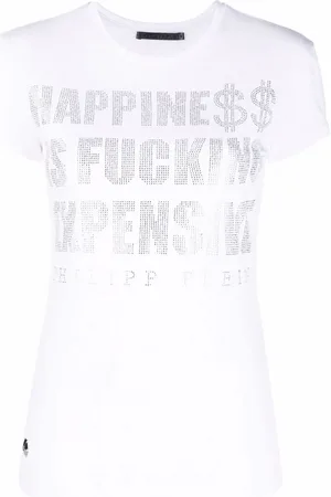 Philipp Plein T-Shirt mit Kristallen