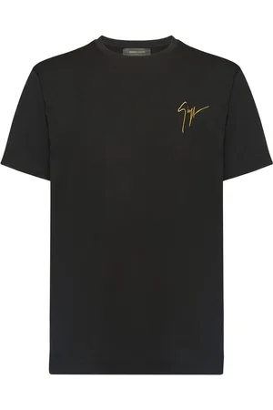 Giuseppe Zanotti T-Shirt mit Logo-Stickerei