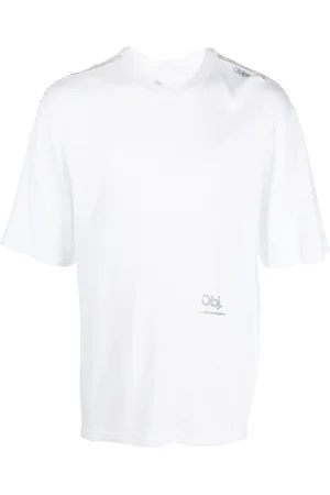 Objects IV Life T-Shirt mit Waffelstrick-Muster