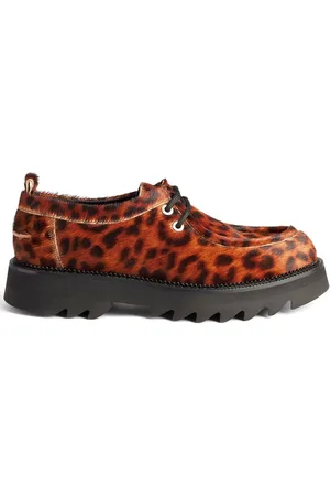 Ami Plateau-Schuhe mit Leoparden-Print