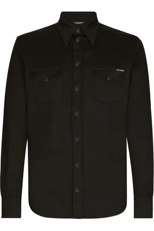 Dolce & Gabbana Beschichtetes Jeanshemd
