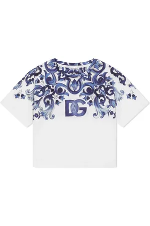 Dolce & Gabbana T-Shirt mit Majolica-Print
