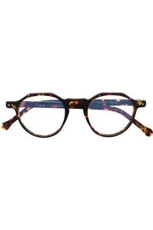 LESCA Brille mit rundem Gestell