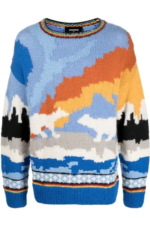 Dsquared2 Pullover mit Intarsienmuster