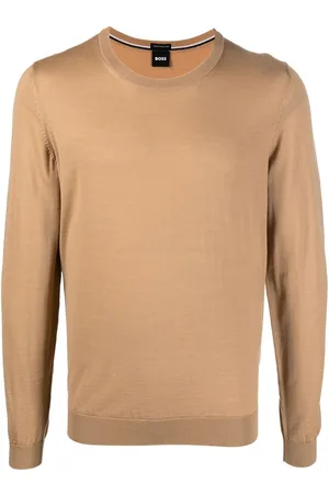 HUGO BOSS Pullover mit Rundhalsausschnitt