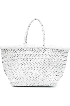 Dragon Diffusion Gewebter Shopper aus Leder