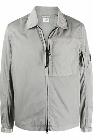 C.P. Company Leichte Jacke mit Logo-Patch
