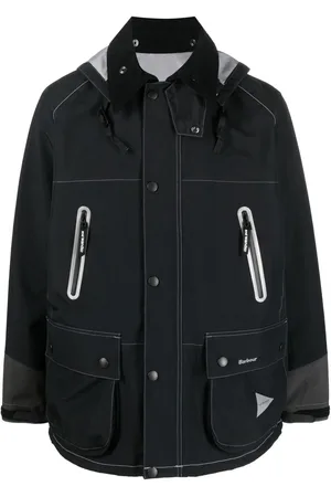 Barbour Kapuzenjacke mit Logo-Print