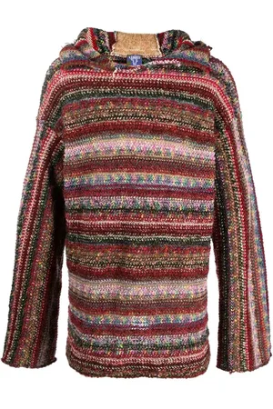 Vitelli Gestreifter Hoodie aus recycelter Wolle