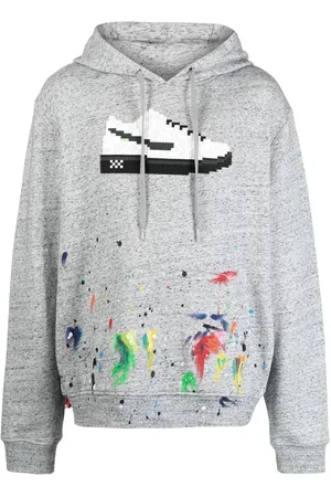 MOSTLY HEARD RARELY SEEN Hoodie mit Farbklecks-Print