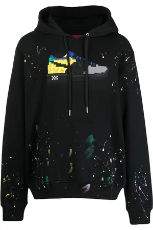 MOSTLY HEARD RARELY SEEN Hoodie mit Farbklecks-Print