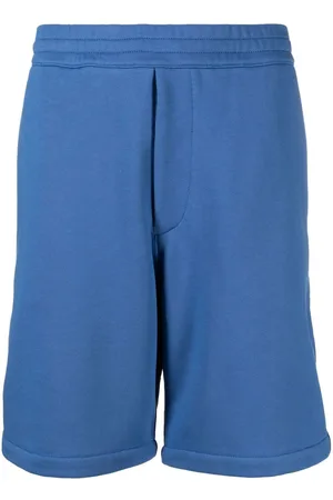 Alexander McQueen Jersey-Shorts mit Logo-Streifen