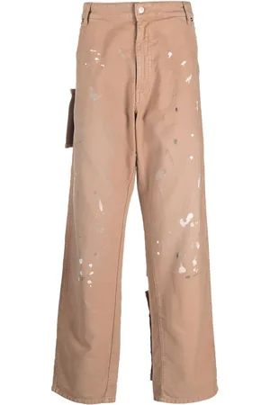 DARKPARK Jeans mit Farbklecks-Print