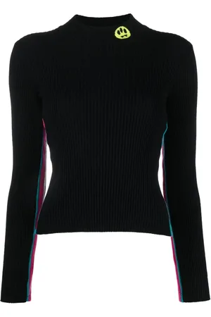 BARROW Pullover mit Smiley-Patch
