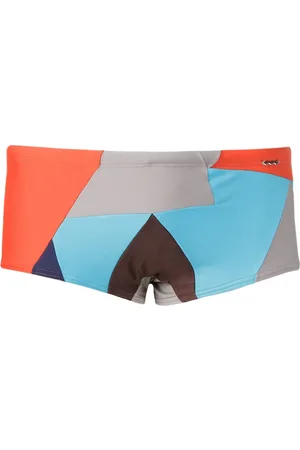 AMIR SLAMA Badeshorts mit geometrischem Print