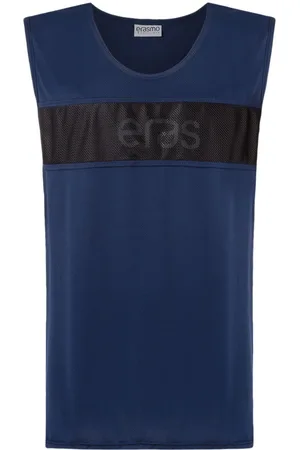 AMIR SLAMA X Erasmo Trägershirt mit Logo