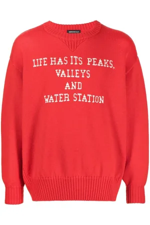 UNDERCOVER Pullover mit Slogan-Print