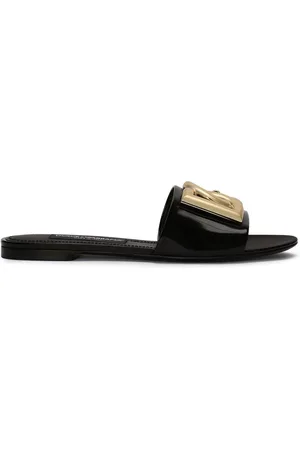 Dolce & Gabbana Pantoletten mit DG-Logo