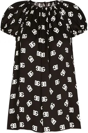 Dolce & Gabbana Seidenbluse mit Logo-Print