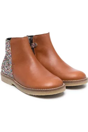 GALLUCCI Stiefeletten mit Glitter-Einsatz