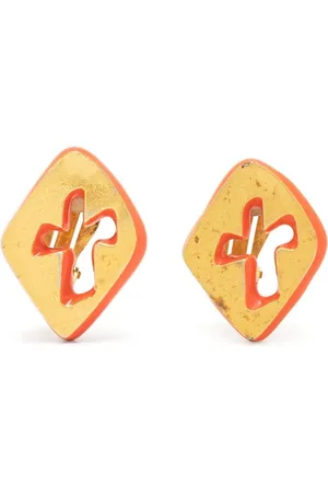 Christian Lacroix Ohrclips mit Cut-Outs